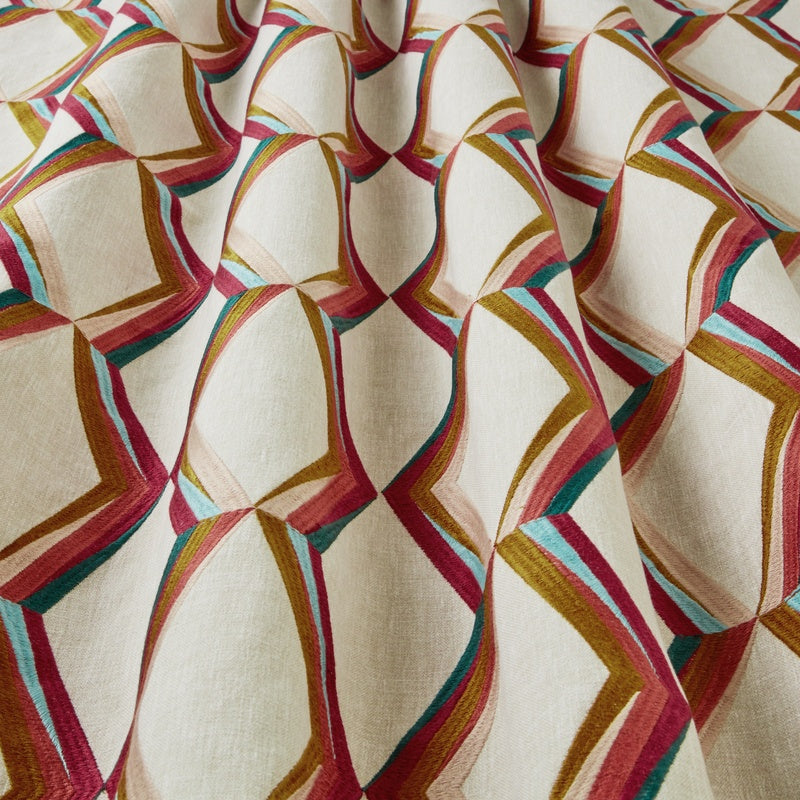 iLiv Paragon Embroidered Fabric Bilberry