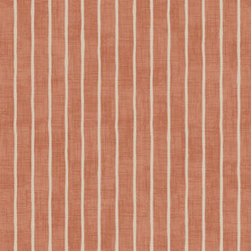 iLiv Pencil Stripe Fabric Paprika