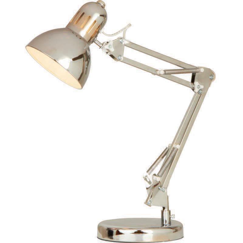 Pixar Angle Poise Desk Lamp Chrome Effect