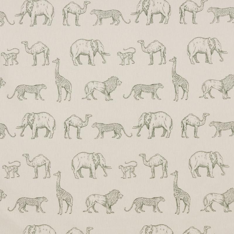 iLiv Prairie Animals Fabric Forest