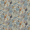 Rain Forest Curtain Fabric Henna