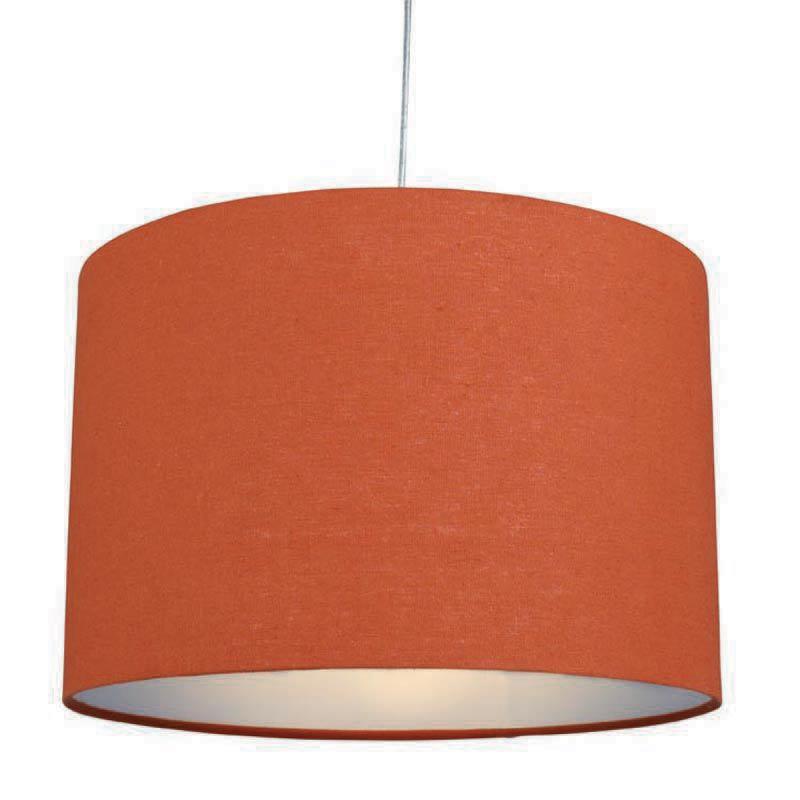 12” Raj Cotton Pendant Shade Burnt Orange