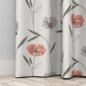 Rhode Island Made to Measure Curtains Coral