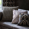 Clarke & Clarke Ricamo Fabric Nero