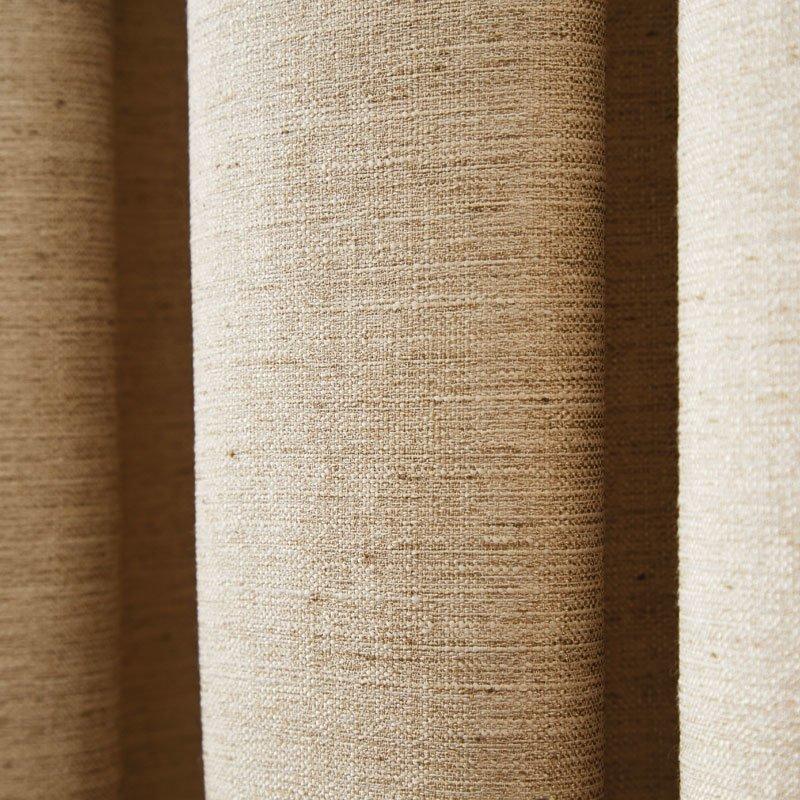 Rimini Ready Made Lined Curtains Natural