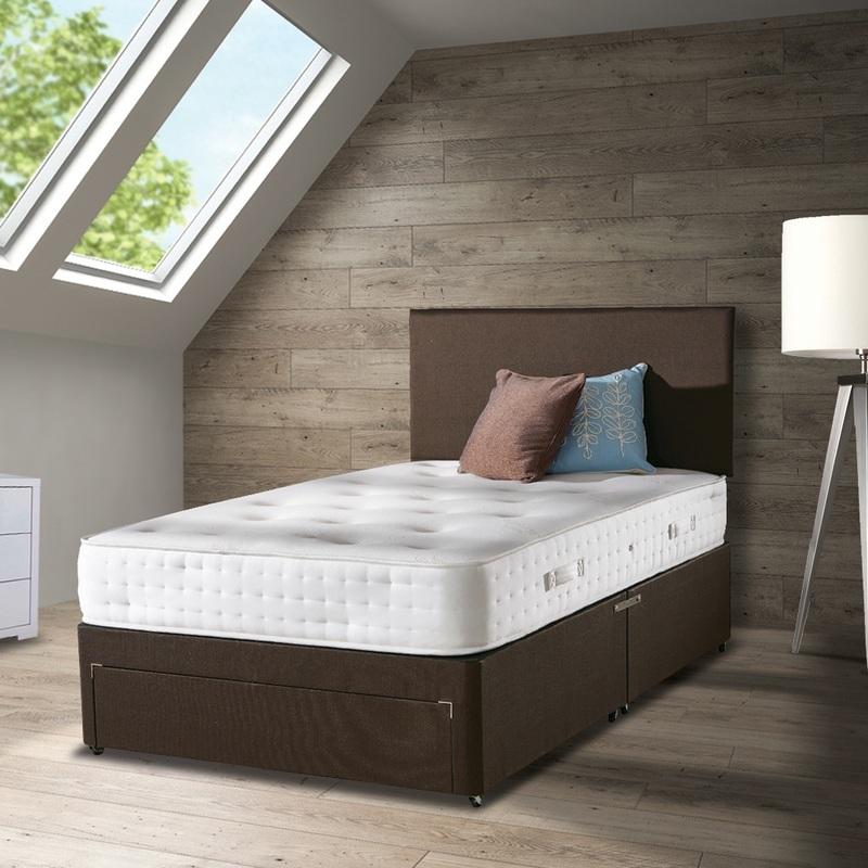 Robert 1500 Pocket Bed Set Brown