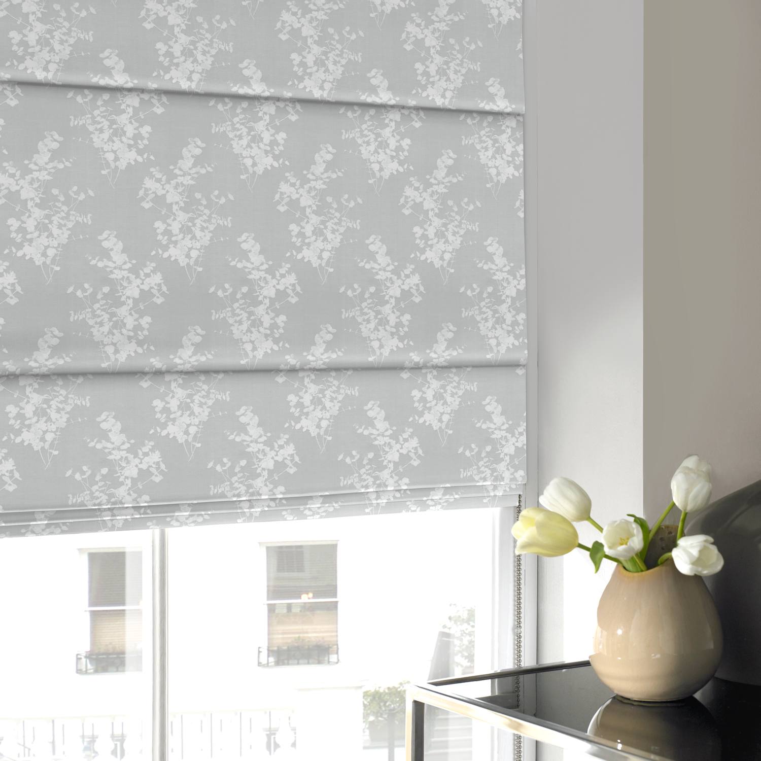 Rochelle Roman Blind Aloe
