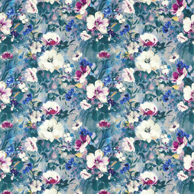 Rugosa Velvet Curtain Fabric Damson