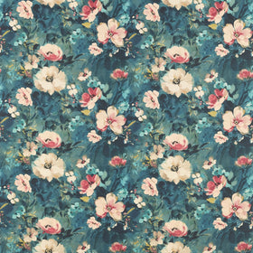 Rugosa Velvet Curtain Fabric Midnight