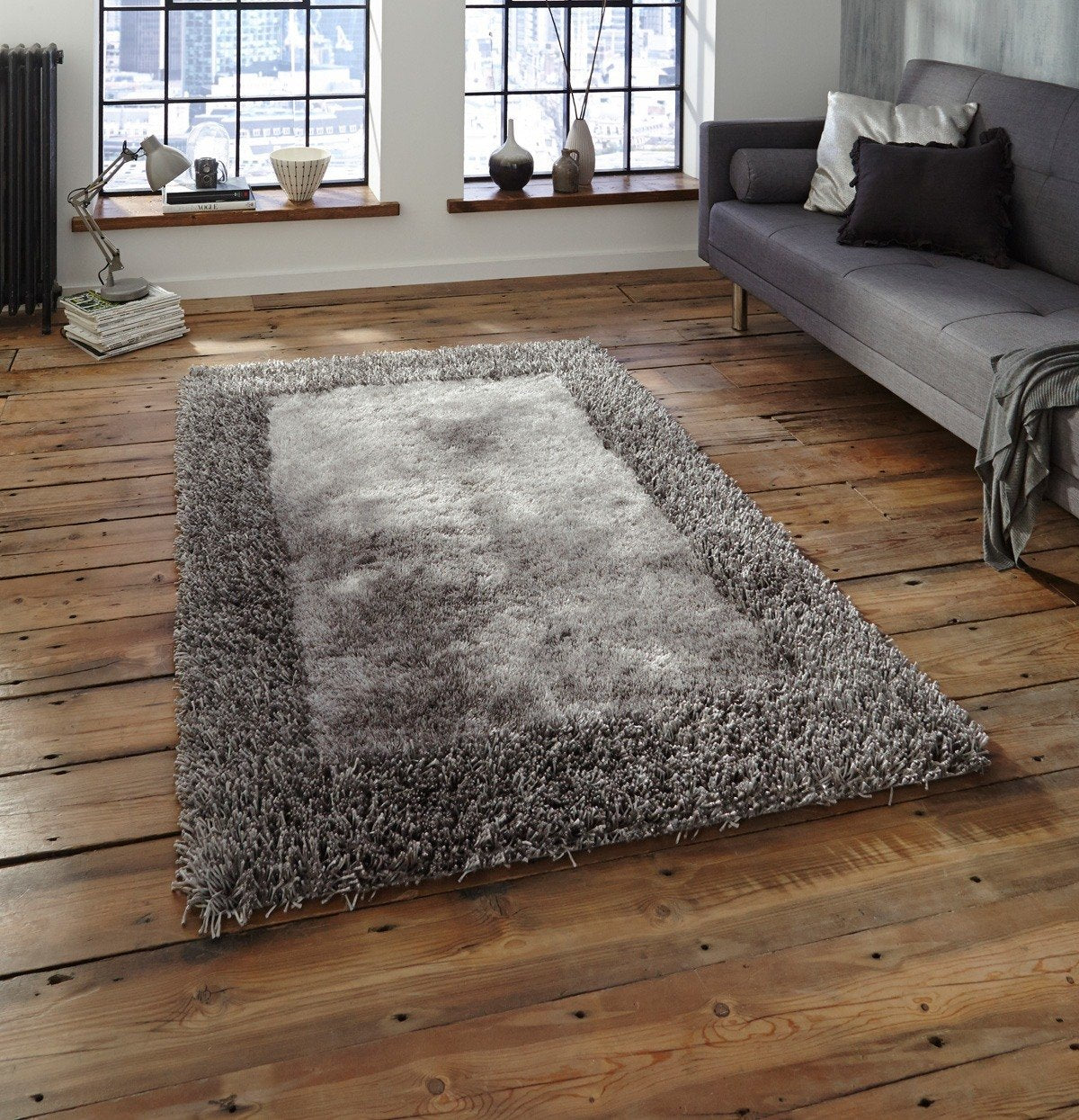 Sable2 Rug Silver