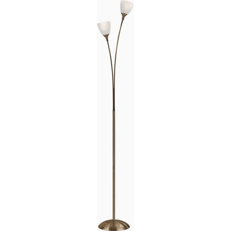 Nottingham Floor Lamp Antique Brass