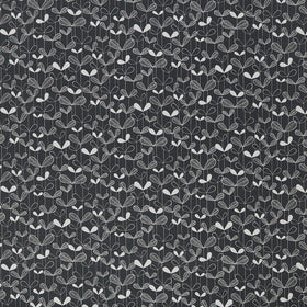 MissPrint Saplings Curtain Fabric Graphite