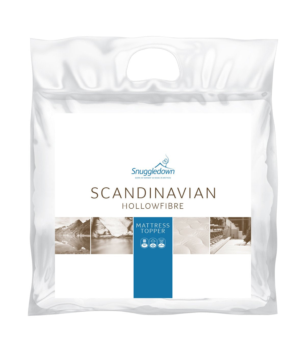 Snuggledown Scandinavian Hollowfibre Mattress Topper