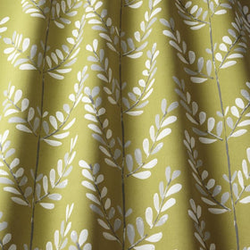 Scandi Sprig Curtain Fabric Kiwi