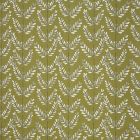 Scandi Sprig Curtain Fabric Kiwi