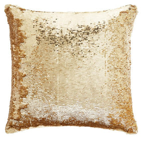 Tess Daly Sequin Filled Cushion 43cm x 43cm Gold