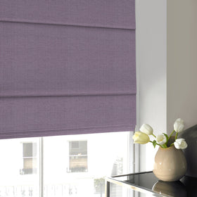 Seville Roman Blind Aubergine