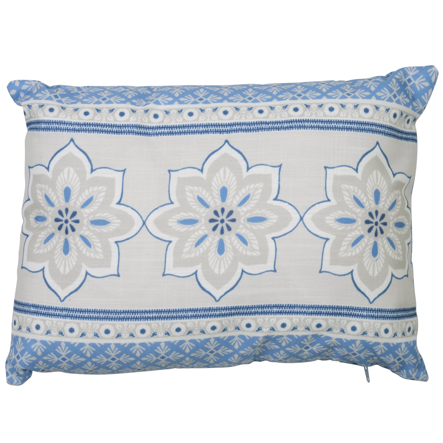 Shantar Filled Boudoir Cushion Blue