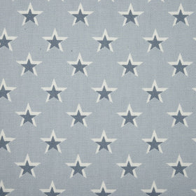 Shooting Stars Curtain Fabric Chambray