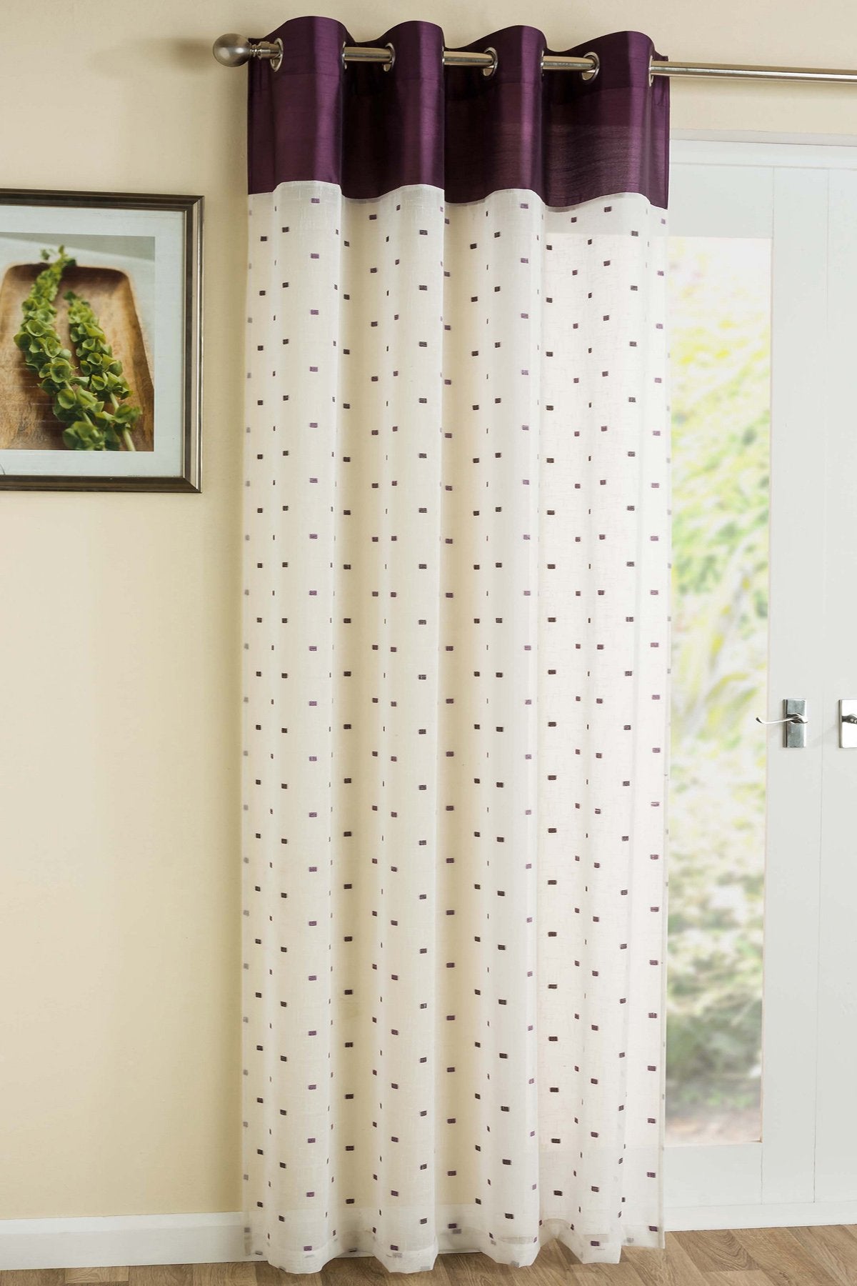 Sloane Eyelet Panel Purple