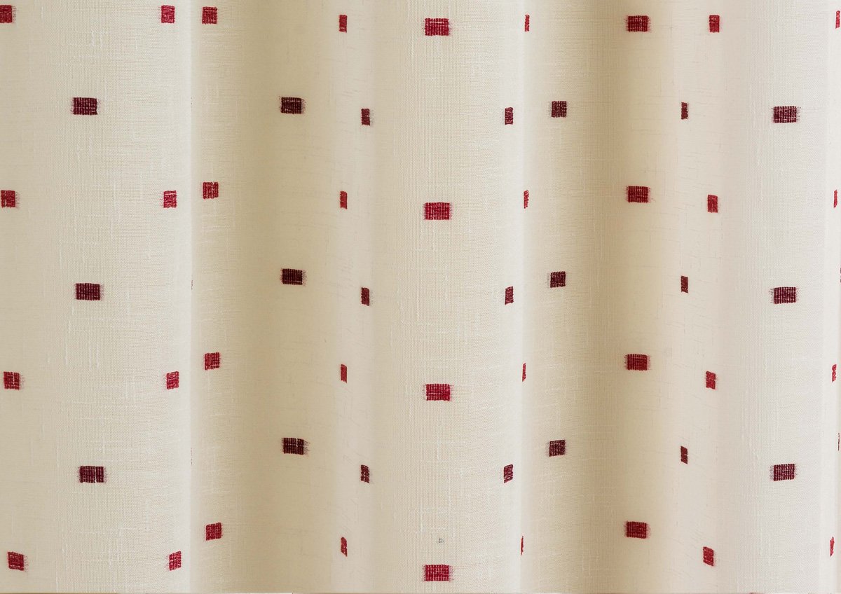 Sloane Eyelet Panel Red