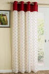 Sloane Eyelet Panel Red