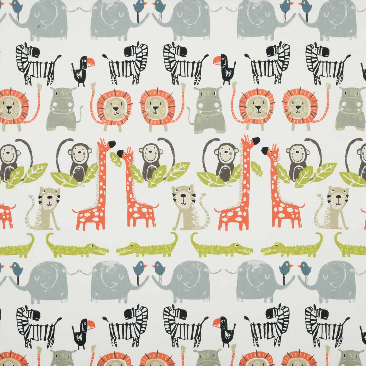 Prestigious Textiles Snappy Fabric Orange