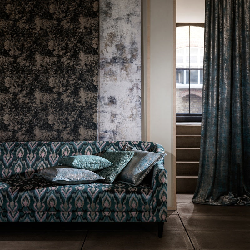 Clarke & Clarke Sontuoso Fabric Teal
