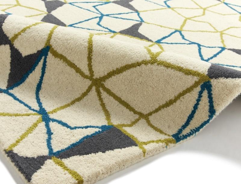 Spectrum SP37 Rug Ivory Green Blue