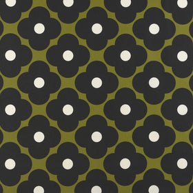 Orla Kiely Spot Flower Fabric Seagrass