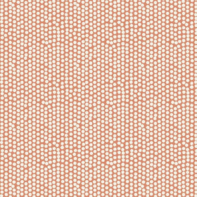 Spotty Curtain Fabric Orange
