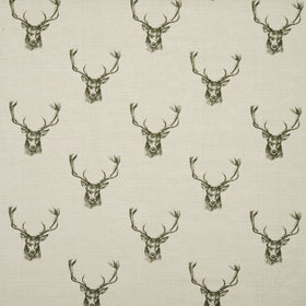 Stags Fabric Charcoal