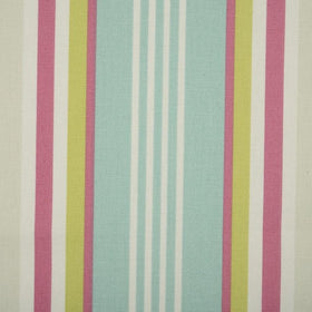 Stellar Stripe Curtain Fabric Pink