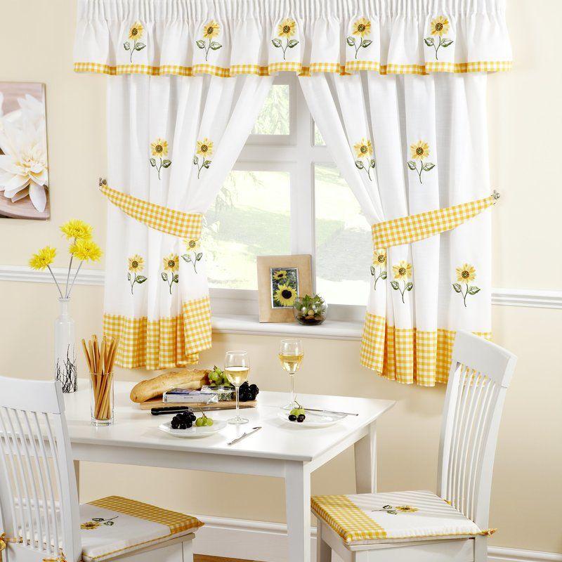 Sunflowers Kitchen Set White/Yellow