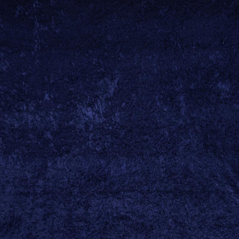 Heavy Crushed Bonded Velvet Fabric Royal Blue