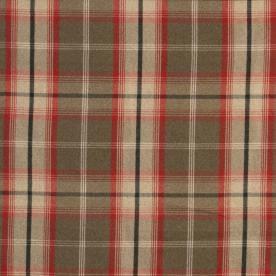 Balmoral Fabric Rosso