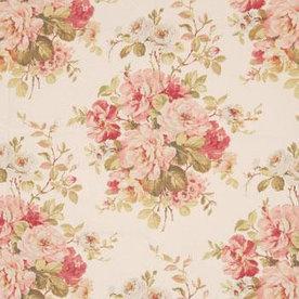 Bouquet Curtain Fabric Rose