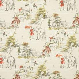 Burghley Curtain Fabric Natural