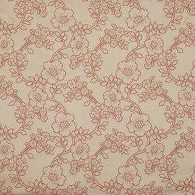 Celia Curtain Fabric Rouge