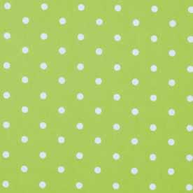 Dotty Curtain Fabric Lime