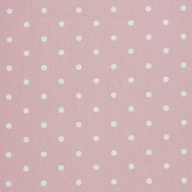 Clarke & Clarke Dotty Fabric Rose