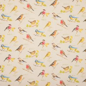 Prestigious Textiles Garden Birds Fabric Linen