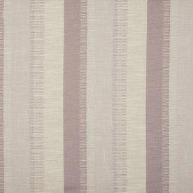 Genoa Stripe Curtain Fabric Heather