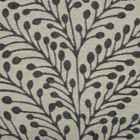 Jessie Curtain Fabric Charcoal