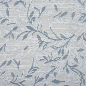 Little Leaf Curtain Fabric Soft Blue