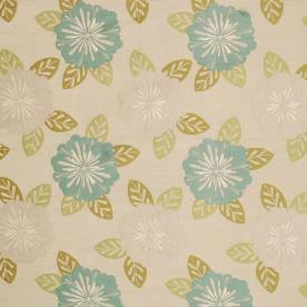 Neopolitan Curtain Fabric Azure