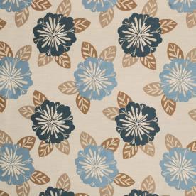 Neopolitan Curtain Fabric Cornflower