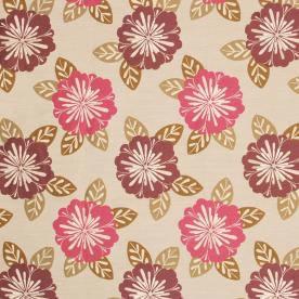 Neopolitan Curtain Fabric Fuchsia