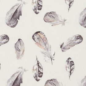 Plume Curtain Fabric Coral