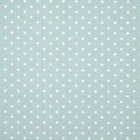 Polka Dot Large Curtain Fabric Blue